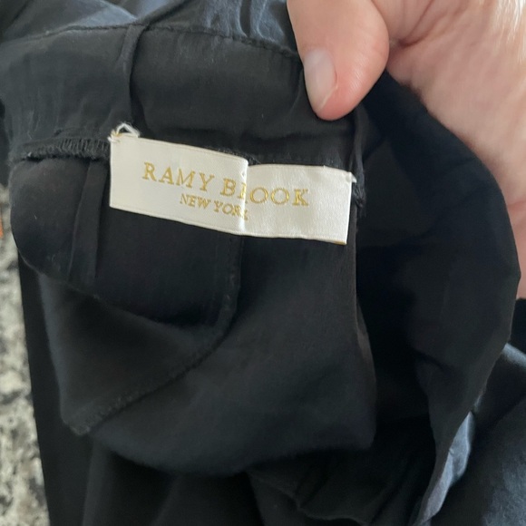 Ramy Brooke Alyn Paperbag Waist Silk Pants Minimalist - Picture 8 of 10